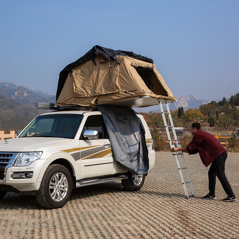 Car Roof Tent SUV Automatic Hard Shell Outdoor Double Single Car Tent Folding Speed Open Sedan Tent