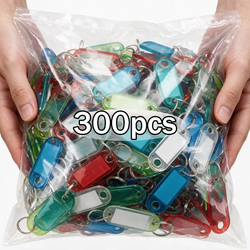 DIY Premium Colorful Crystal Keychains Customizable Numbered Tags Keyring Easy Organization for Home Office Keys Accessories