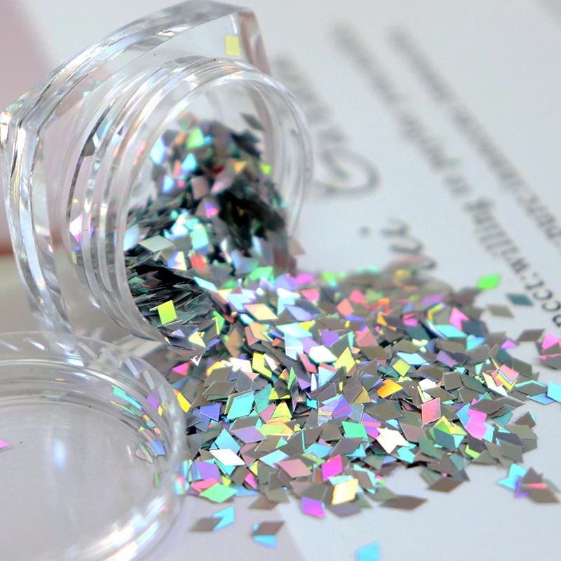 Scintillante forma di diamante Glitter resina riempimento rombo Paillettes coriandoli resina Shaker Filler Paillettes fai da te resina epossidica Kit completo