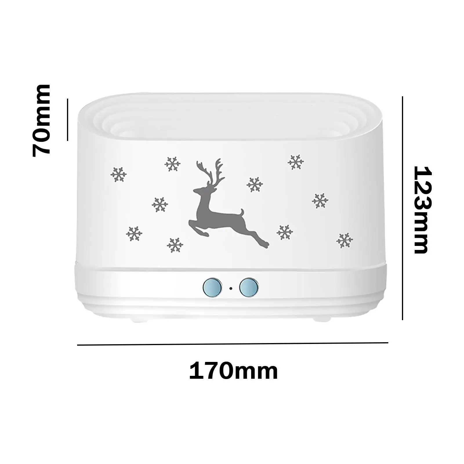 300ml Simulation Flame Mist Humidifier USB cool Portable Oil Diffuser for Car