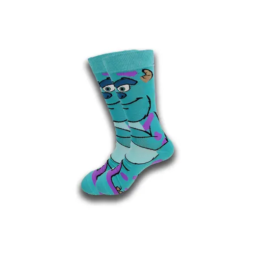 Imagen 2 del producto Calcetines calientes de la venta para los hombres y las mujeres calcetines cómodos de la historieta del monopatín del diseño senior de la primavera y del otoño ​