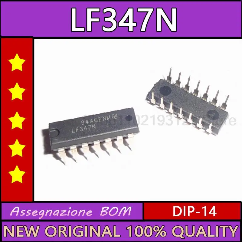 10PCS/LOT Lf347n in-line dip-14 brand new imported