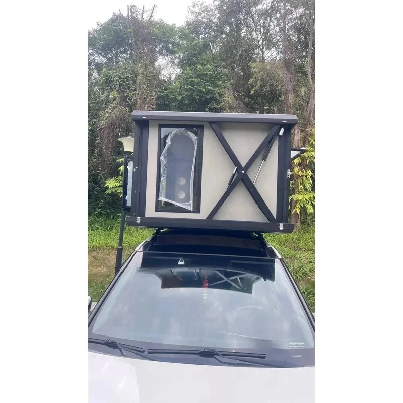 Factory Hot Sale-High Quality Hardshell Roof Top -4 Person Waterproof Auto Up Tent With Remote Lift System Alu