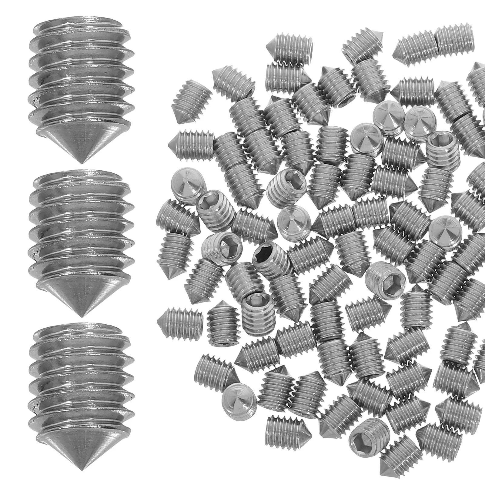

100Pcs Stainless Steel Mounting Hardware M6x8 Towel Bar Replacement Parts Bathroom Rack Repair Accessories Small Screw Set