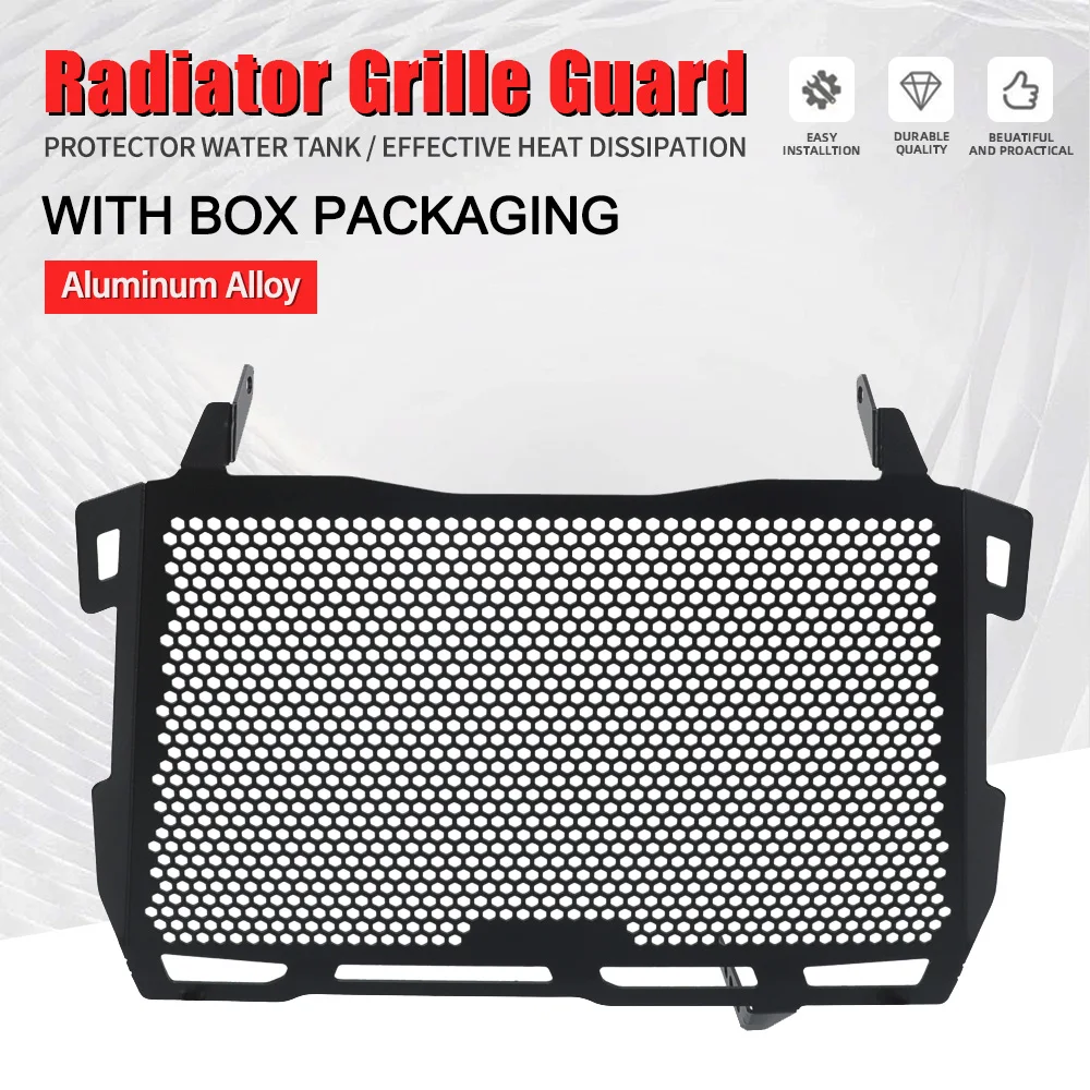 Aluminum Radiator Grill Guard Cover Oil Cooler Protector Motorcycle Accessories For Ducati MultiStrada 950 1260 1200 S / ABS