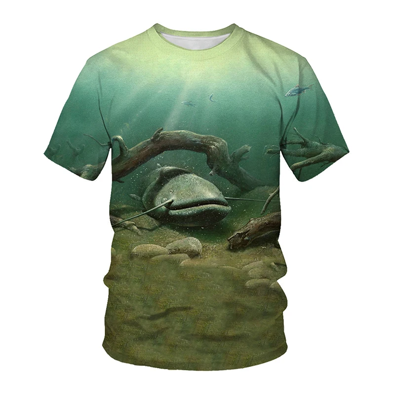 New Dolphin Shark 3D Print T-shirt Fashion Streetwear Tees Men Woman Short Sleeve T Shirts Oversized Hip Hop Harajuku Kids Tops