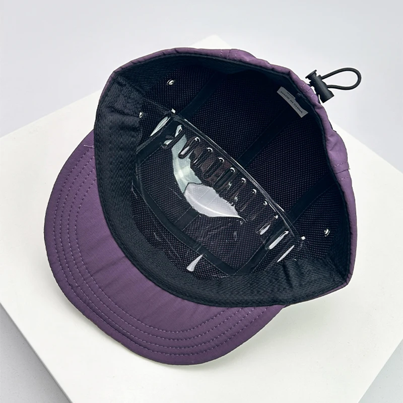 New Unisex Retro Quick Drying Solid Short Eaves Baseball Hats Simple Breathable Sport Sunshade Peaked Caps Versatile Fashion ins