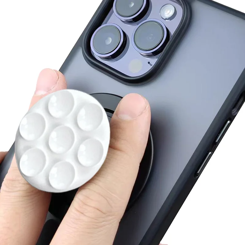 For Magsafe Suction Phone Grip - Universal Magnetic Suction Grip 360° Rotating Hands-Free Holder for iPhone 17  16 15 14 13 12