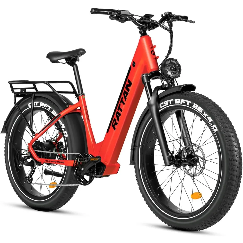 Pathfinder Electric Bike for Adults,28MPH 65Miles Ebike,Peak 1500w Motor Electric Mountain Bike