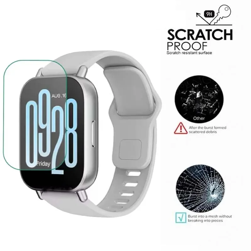 Protector de pantalla de vidrio para Redmi Watch 5 Lite/5 Active/4 antiarañazos vidrio templado para Redmi Wath 5 Active 5 Lite 4 accesorios
