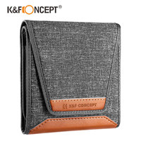 KF Concept 3-Pocket Filter Case, Maximum Size to Fit Circular Filter 62mm 82mm (Including 67mm 82mm) 67mm 77mm 72mm 55mm 58mm