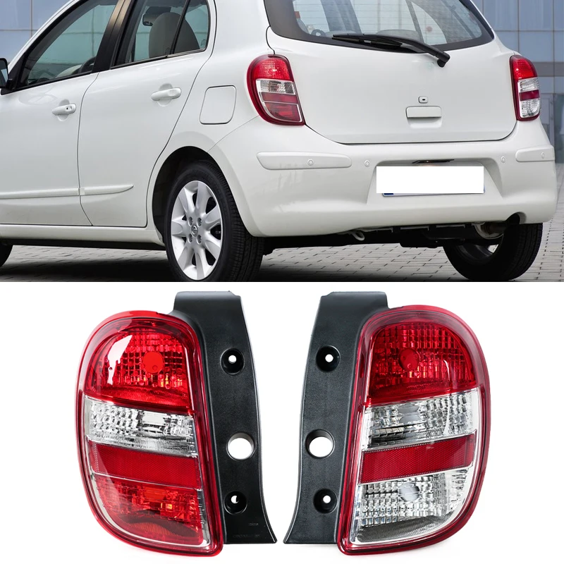 

Для Nissan Micra IV March 2010-2017 задний фонарь указатель поворота стоп-сигнал задний фонарь корпус автомобильные аксессуары без лампы