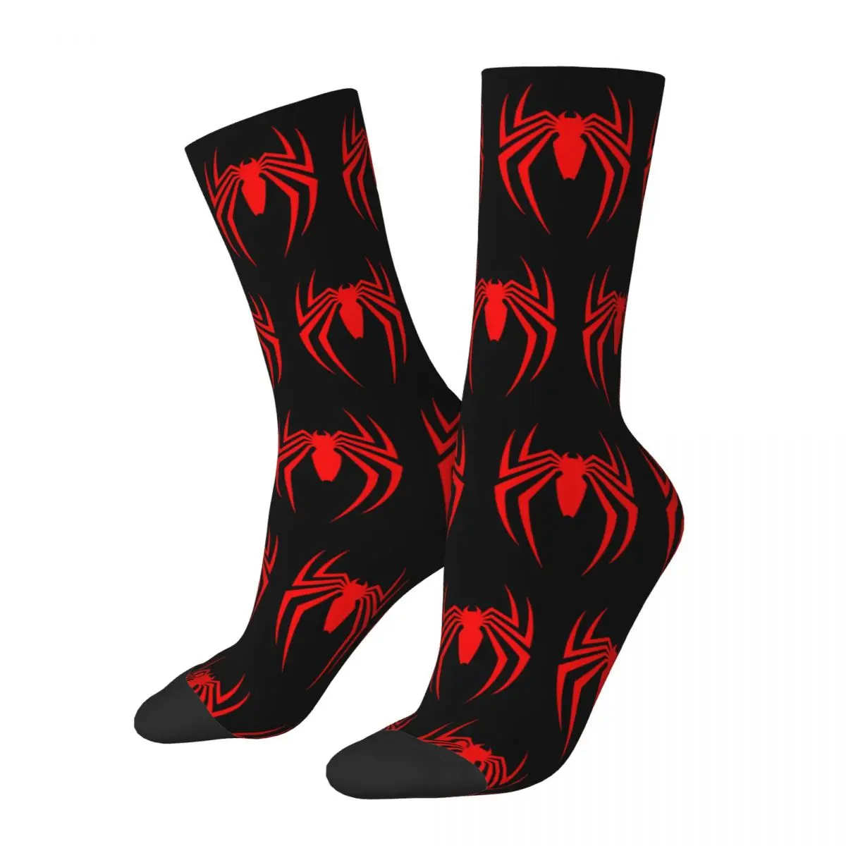 Winter Warm Harajuku Men's Women's Spiderman Socks Breathable Crew Socks