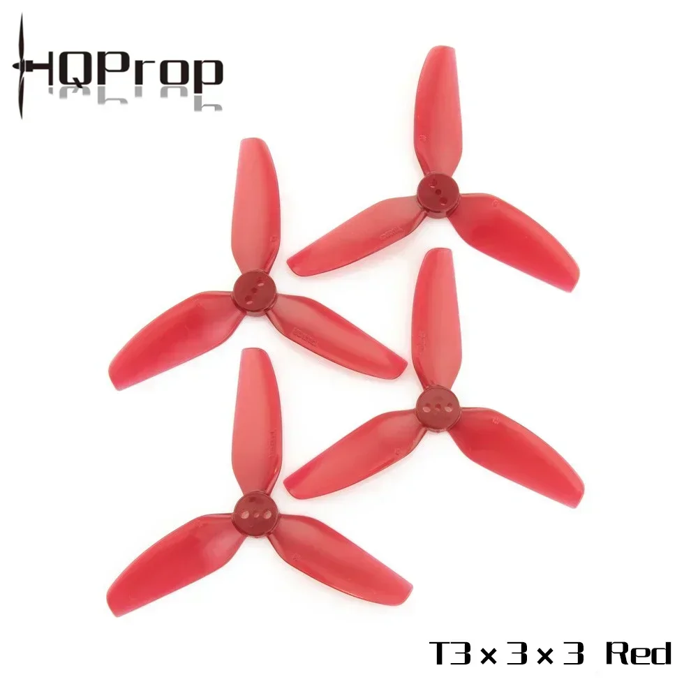10Pairs(10CW+10CCW) HQPROP T3X3X3 - 3030 3-Blade Propeller (Random Color)