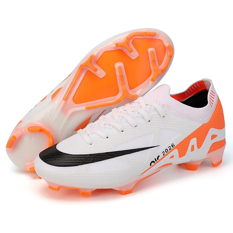 

Fashion Pink Soccer Shoes Men's Professional Lightweight Sock Football Boots Outdoor Non-slip Original Football Cleats Sneakers