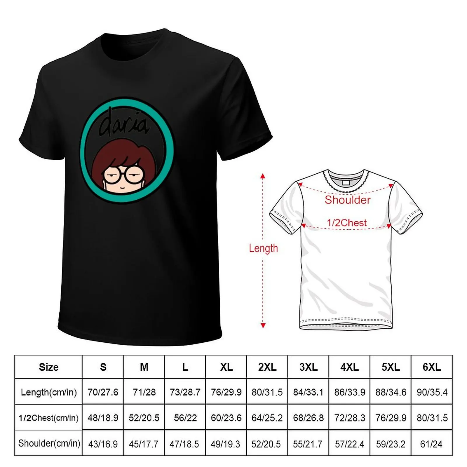 Daria T-Shirt oversize t-shirts man T-shirts man men t shirts high quality