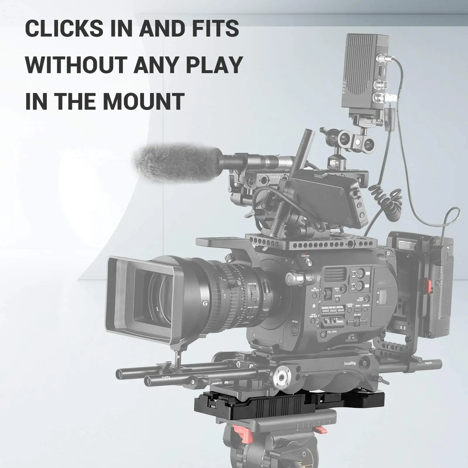 SmallRig 2169 VCT-14 Quick Release Tripod Plate For Sony FS5 FS7 For Blackmagic Ursa Mini Shoulder Support Plate W1/4'-20 Thread
