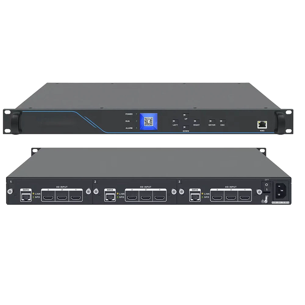 

9 Channel HD Encoder for with MPEG-4/H.264 Video for IP Spts 1920*1080_60p CATV TV Broadcasting Equipment