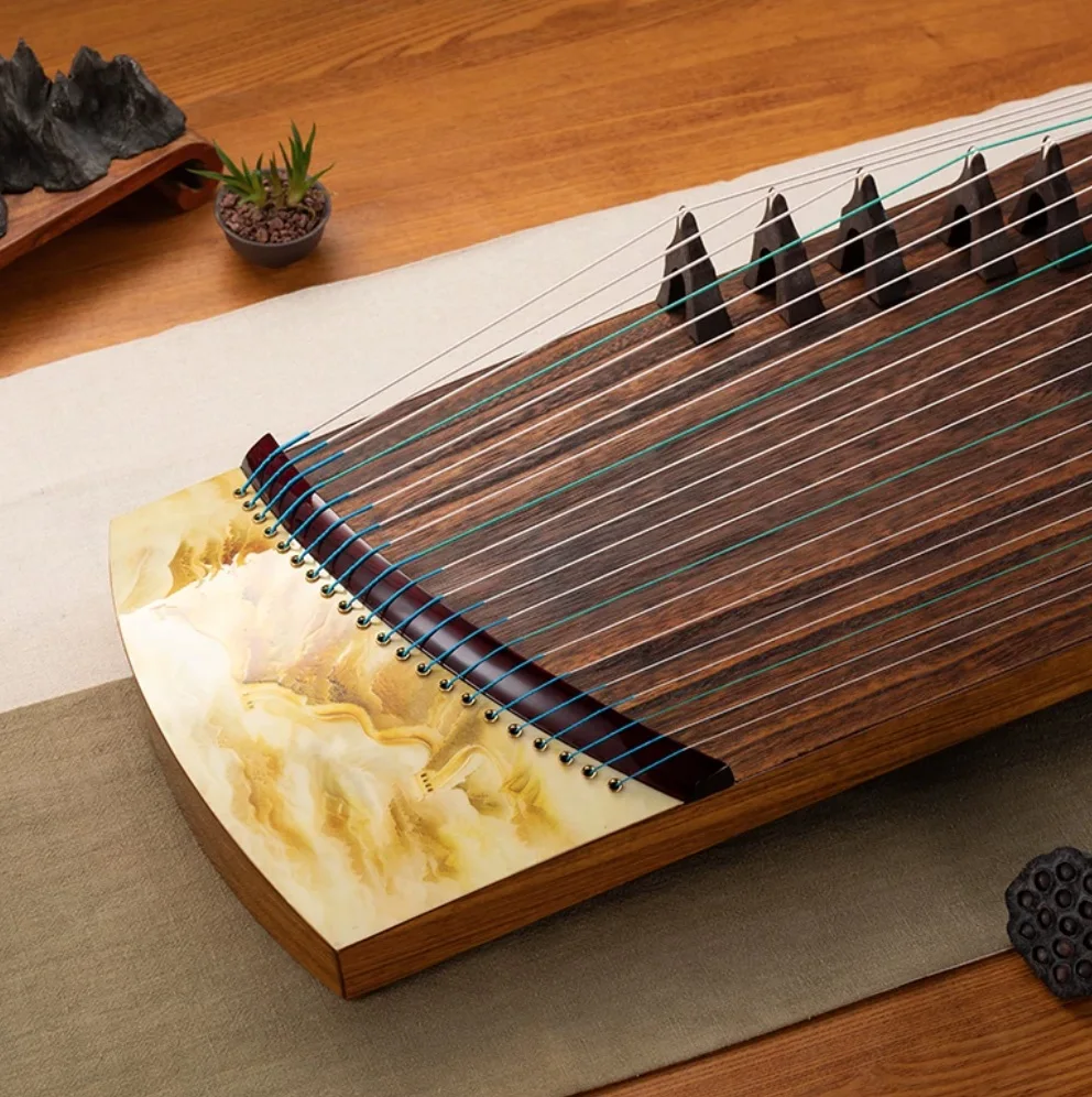 Guzheng 135cm 21 string zither Mountain and River Pattern Chinese string instruments