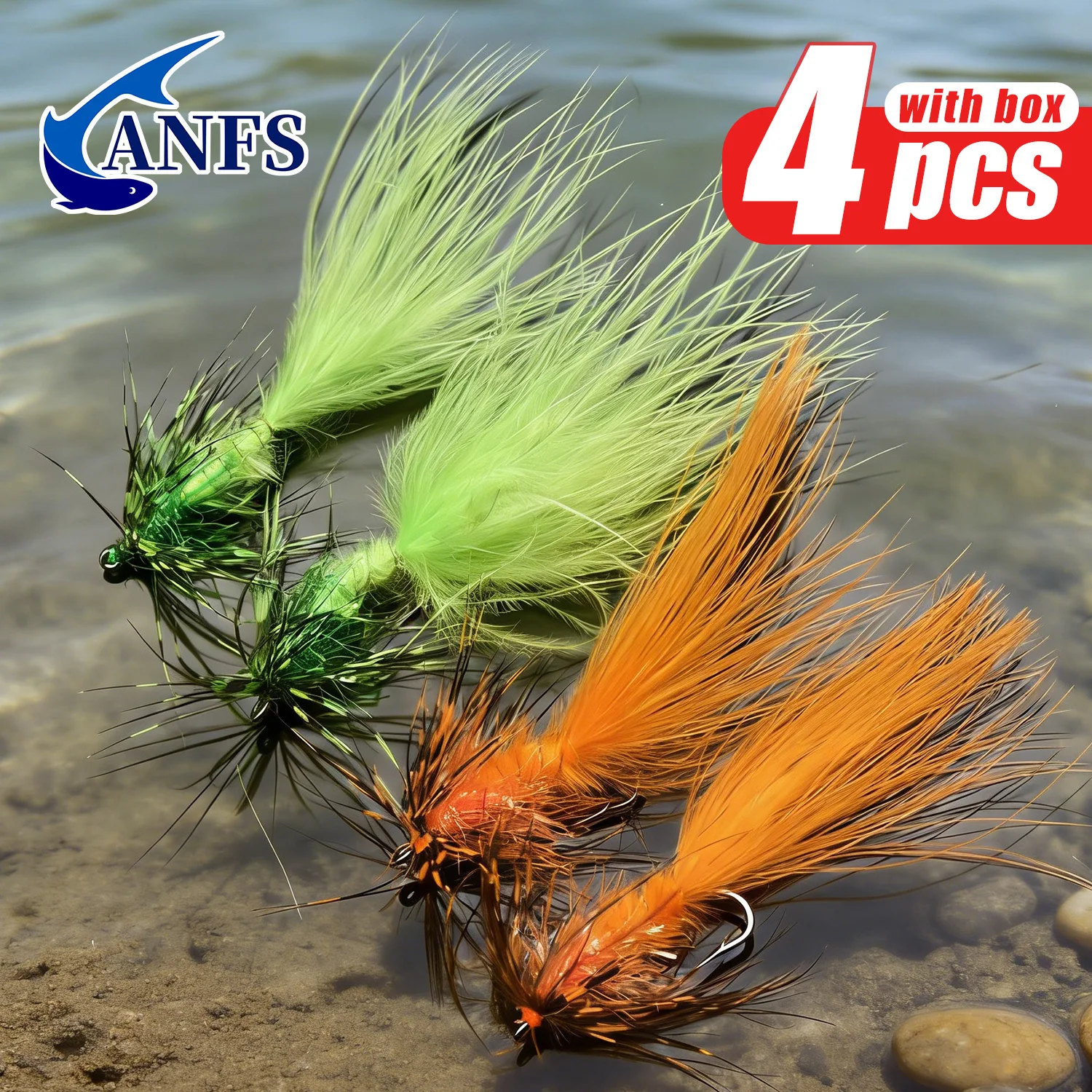 Woolly Bugger ANFS – Moscas streamer con caja de transporte - imagen 3