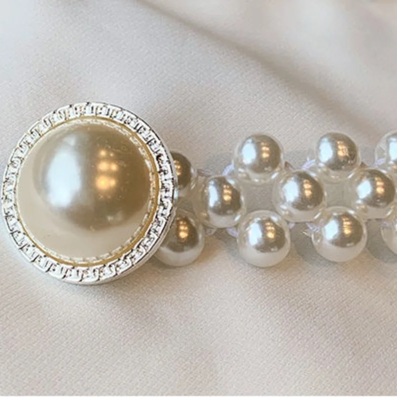 Bruidsparels Strass Riemen voor Vrouwen Feest Kristal Trouwjurk Riem Sjerp Bruiloft Accessoires