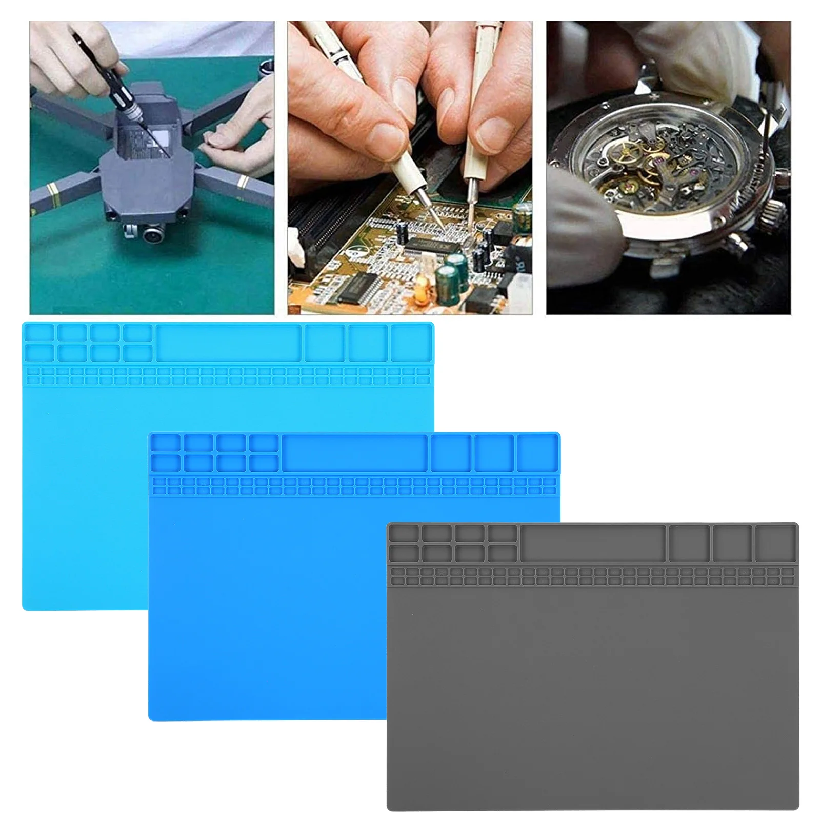 

Maintenance Repairing Mat Soldering Mat Heat Resistant Soldering Electronic Repair Mat Maintenance Insulation Pad Soldering Mat
