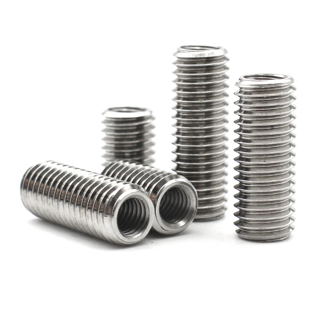 10/5/2pcs 304 Stainless Steel Internal and External Thread Nut M2 M3 M4 M5 M6 M8 M12 Thread Adapter Insert Screw Protector Nuts - Image 3