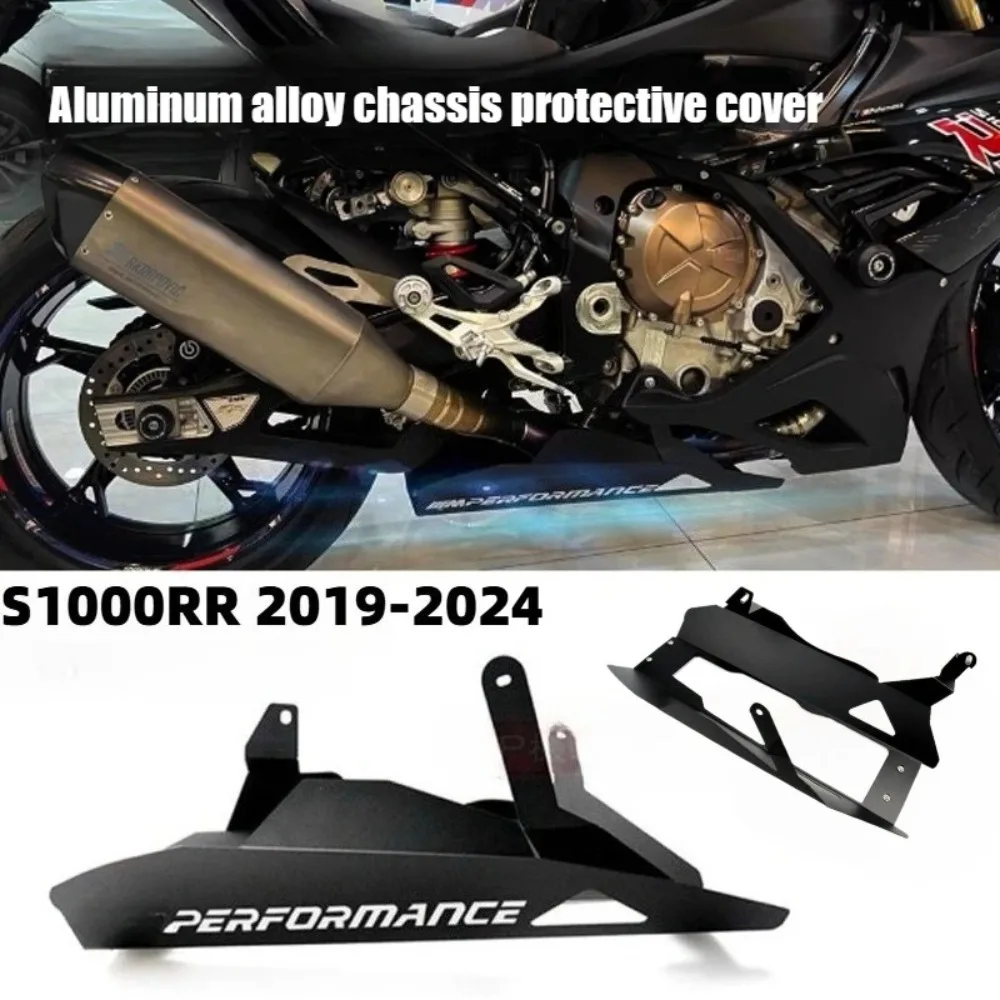 

S1000RR Motorcycle Accessories for BMW S1000RR 2019-2024 Exhaust Cover Bellypan Bottom Protection Exhaust Aluminum Alloy