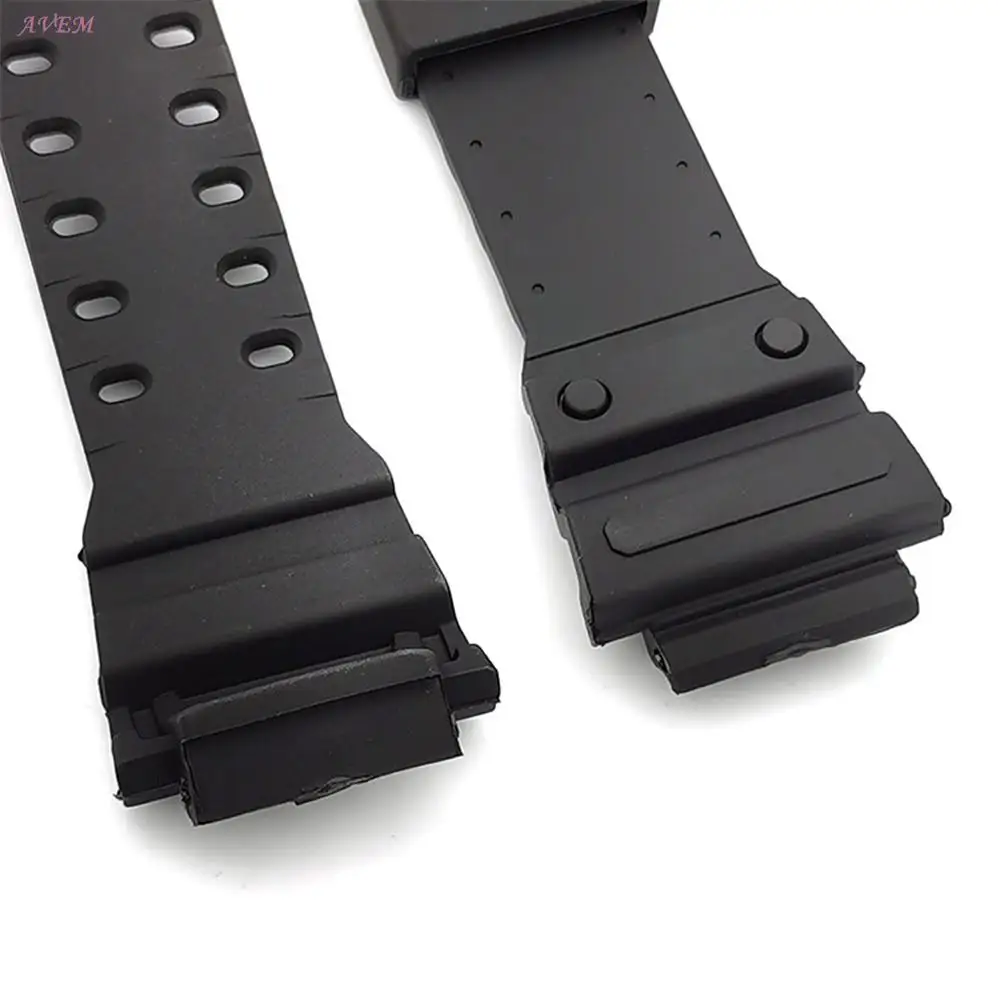 Correa de goma para reloj Casio G-SHOCK Gx-56slg-1dr para hombre, pulsera deportiva de plástico de silicona negra, resistente al agua, accesorios