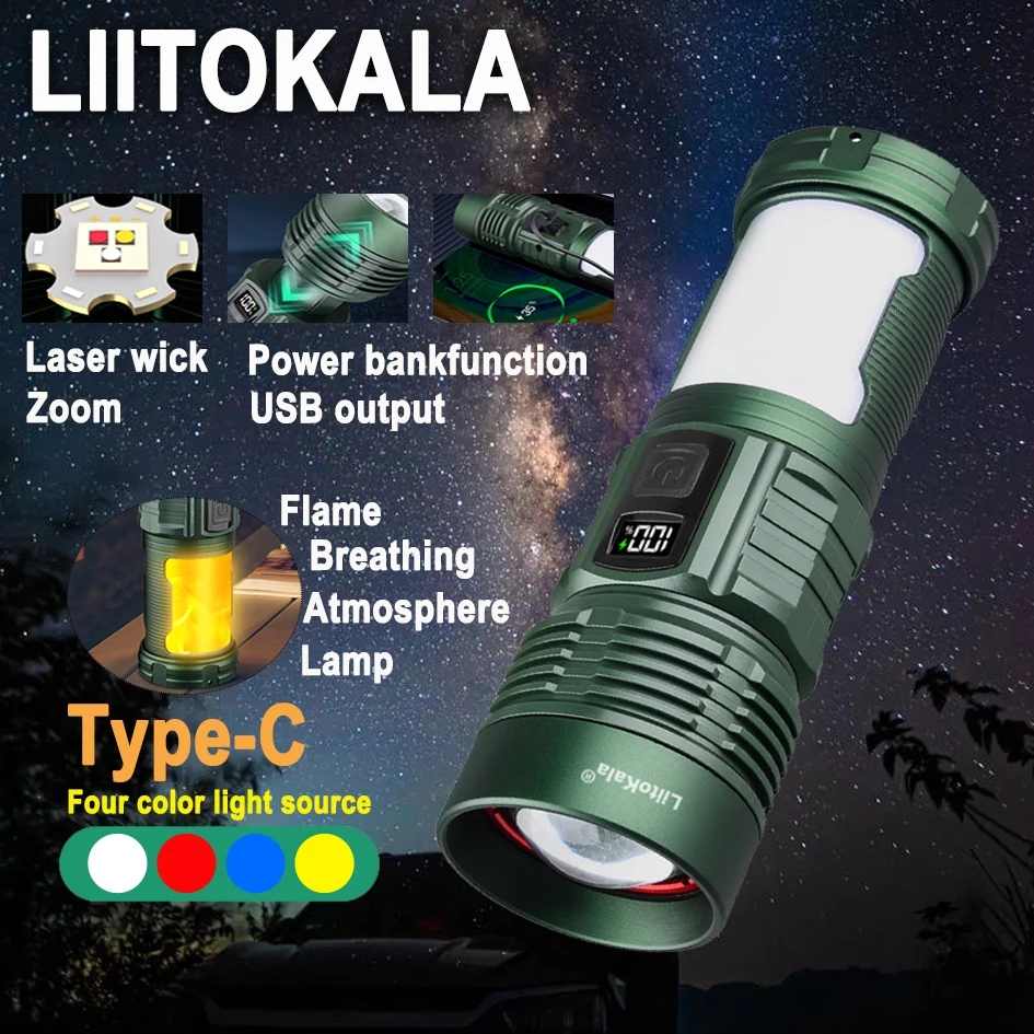 

LiitoKala LF-702 Rechargeable Camping Light Outdoor Camping Lighting Mood Lights