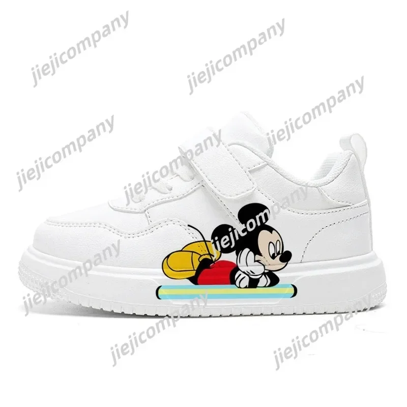 

Disney Kawaii Basket Shoes Детские теннисные туфли с принтом и строчкой Спортивная обувь Disney Повседневные кроссовки с мультяшным ангелом