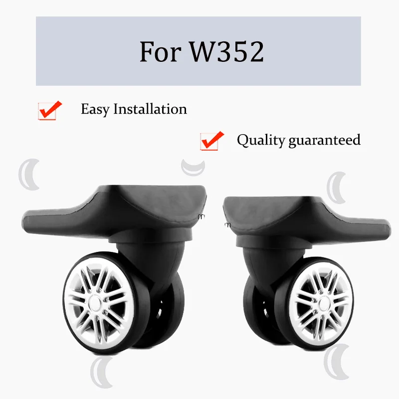 For W352 Upgrade Edition Luggage Wheel Set - Shock-Absorbing and Quiet Rolling - Ultra-Smooth Luggage Wheel Replacement Parts