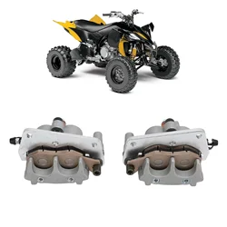 2PCS Front Brake Caliper With Brake Pads Left Right Enhanced Safety S3-2580T-01-00 For Yamaha YFZ450 YFZ450R YFZ450X 2004‑2020