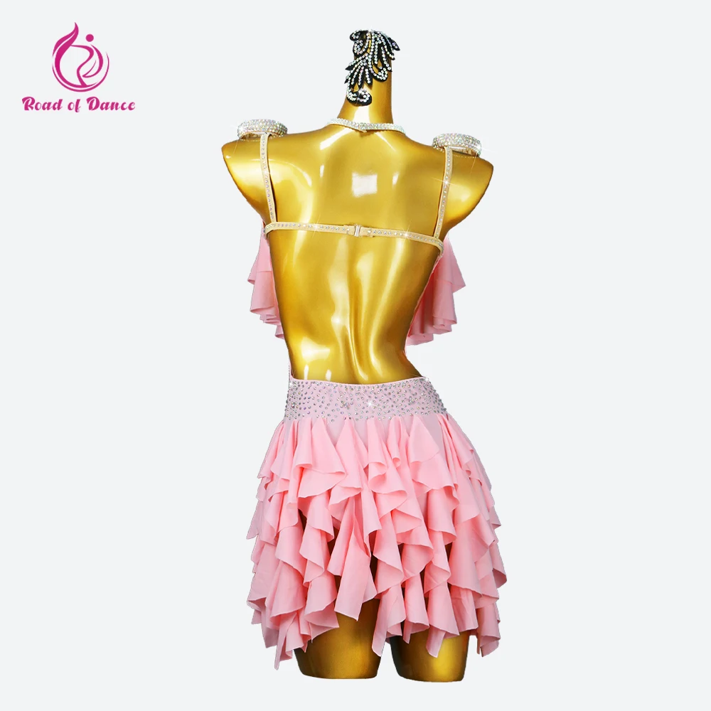 

New Womens Dress Latin Dance Suit Parties Sport Sexy Skirt Competition Clothes Girls Party Stage Evening Costume 2025 Samba Prom