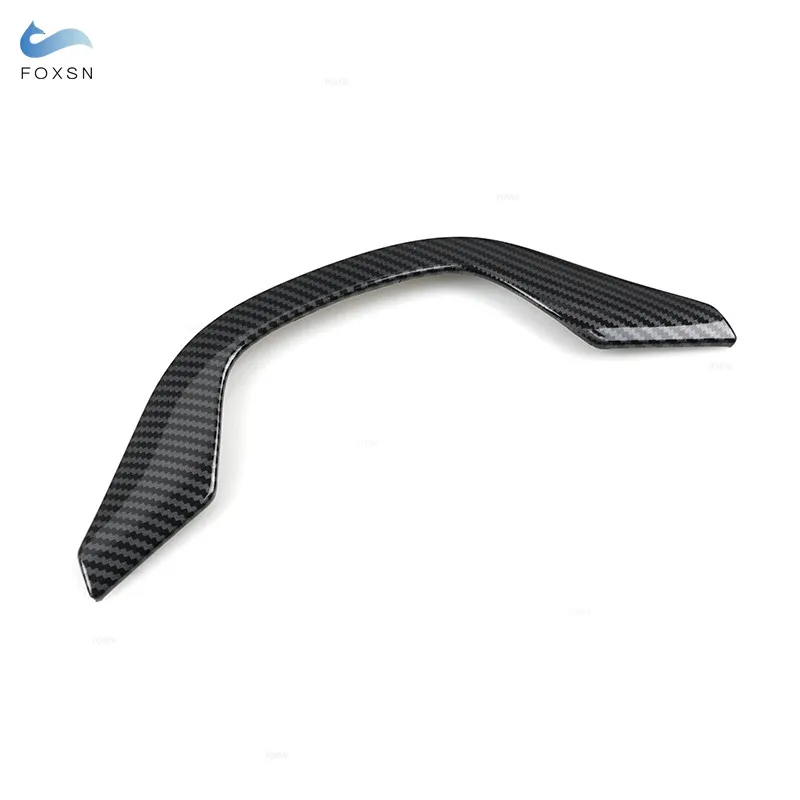 For Honda Accord 10 10th 2018 2019 2010 2021 Car Interior Steering Wheel Frame Cover Trim ABS Carbon Fiber Grain Accessories