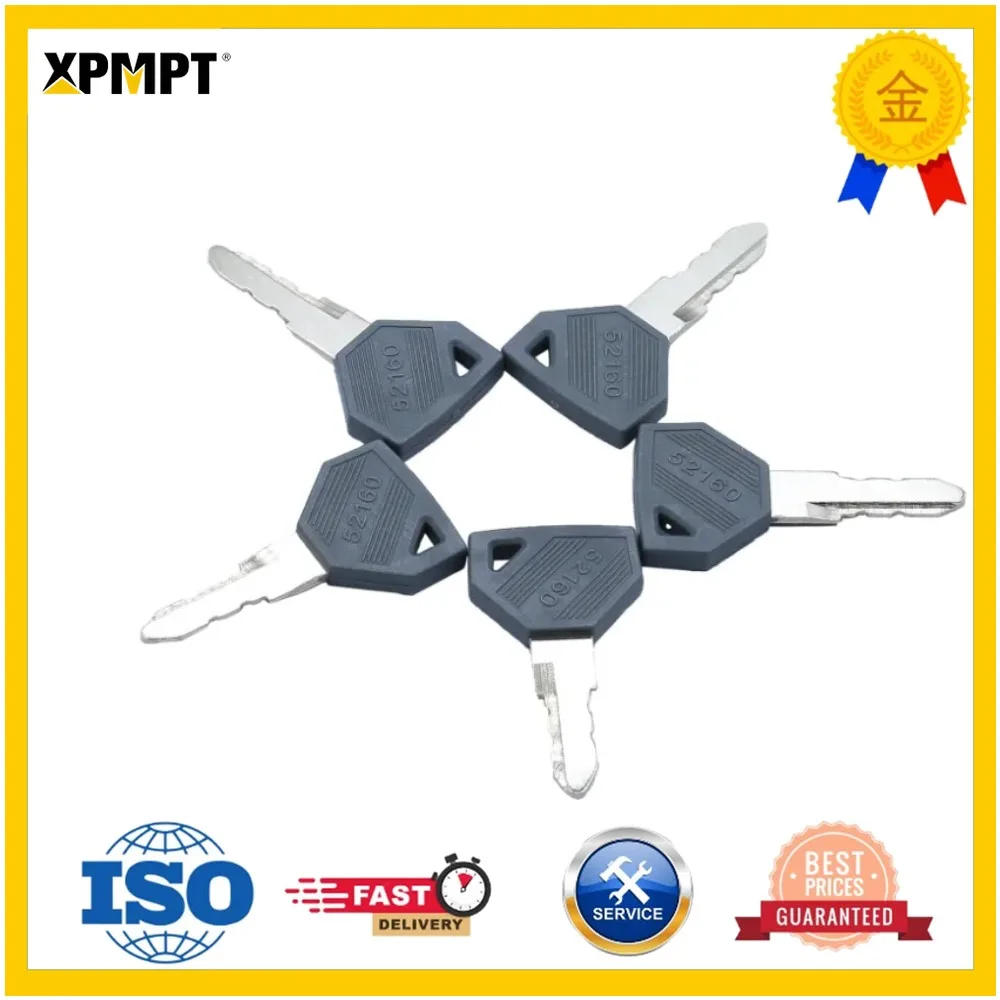 

5PCS Replacement 194155-52160 Ignition Keys fit for Yanmar Excavator EX450 EX2900 EX3200 Part