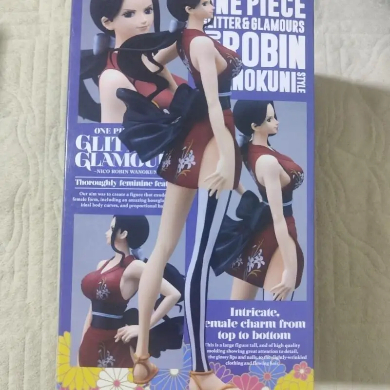 Figura de Robin de One Piece de Bandai, PVC, para Coleccionistas de Anime, Decoración para el Hogar, Nueva, Oficial, Arco del País de Wano, Pose de Pie