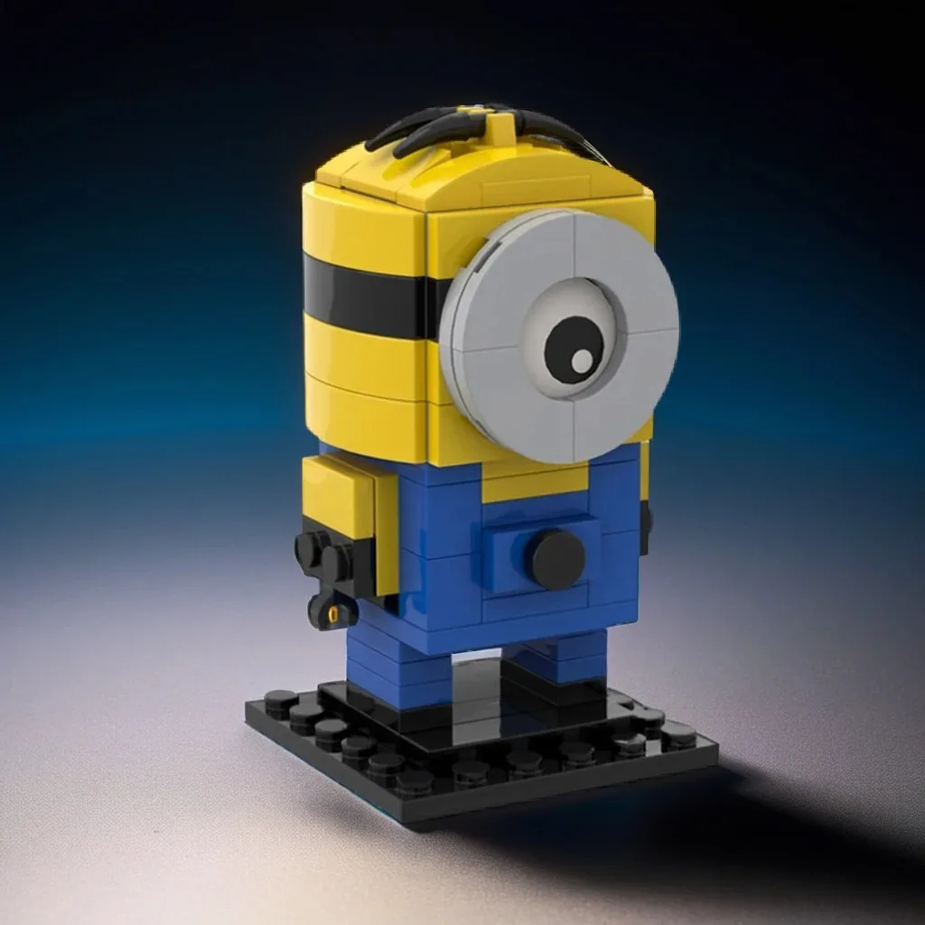 

102 шт. MOC на заказ миньоны Stuartes 102-кирпич Коллекционная фигурка DIY Модель Строительные блоки Игрушки на день рождения Подарок