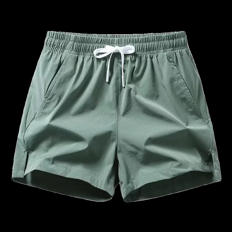 

Ice Silk Loose Fitn orts Men's Summer Thin Breathable Running Tee-quarter Length Spor Casual Pants Youth Faion