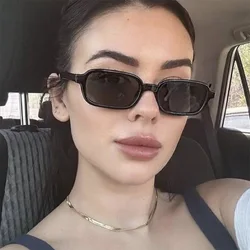 Sexy Small Rectangle Sunglasses 2025 Fashion Women Vintage Brand Designer Sun Glasses Men Shades Female Eyewear UV400