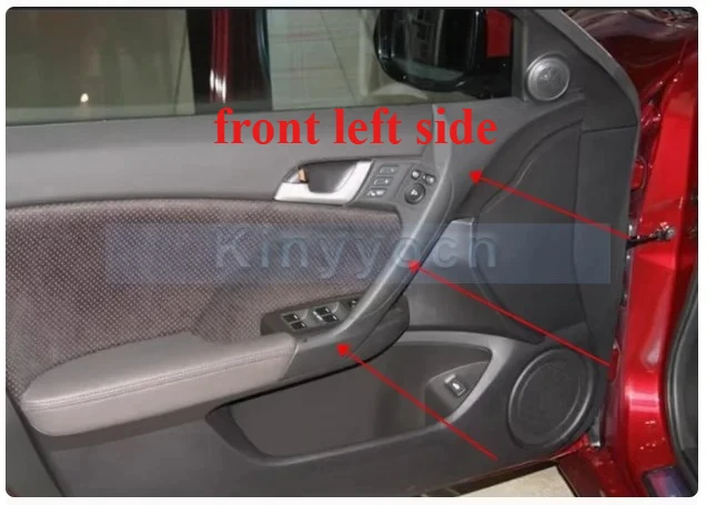 Car Driver Side Door Trim Panel For Honda Europe Accord CU1 CU2 2009-2014 Spirior Handle Interior Armrest Panel Trim Cover