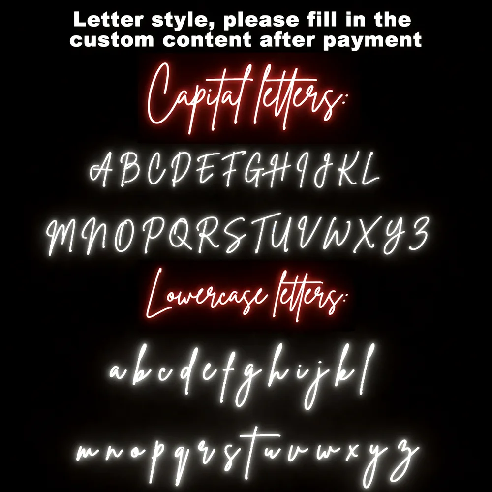 Letrero de neón LED personalizado, decoración de pared personalizada para dormitorio, fiesta, boda, cumpleaños, regalo perfecto de Navidad y Año Nuevo, LED personalizado