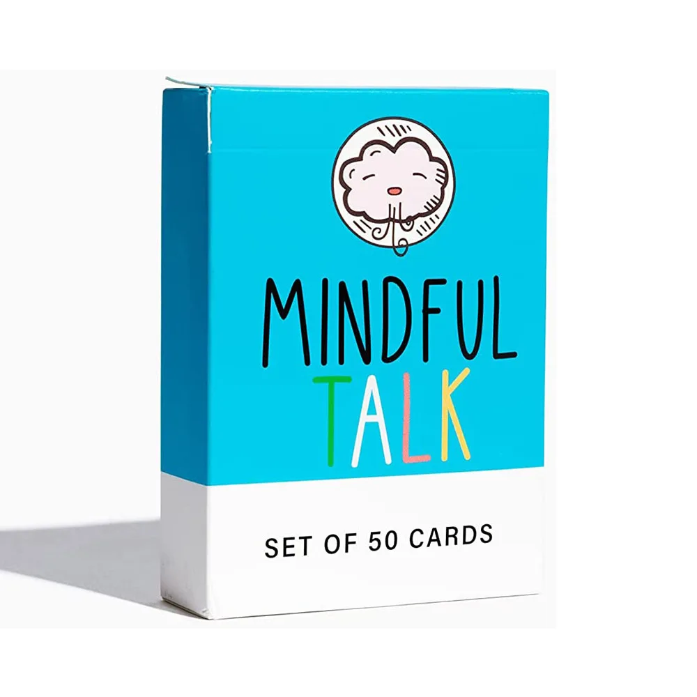 

Mindfulness Talk Card Game for Kids and Parents Foster Authentic and Meaningful Conversations Game Cards Perfect Gaming Gifts