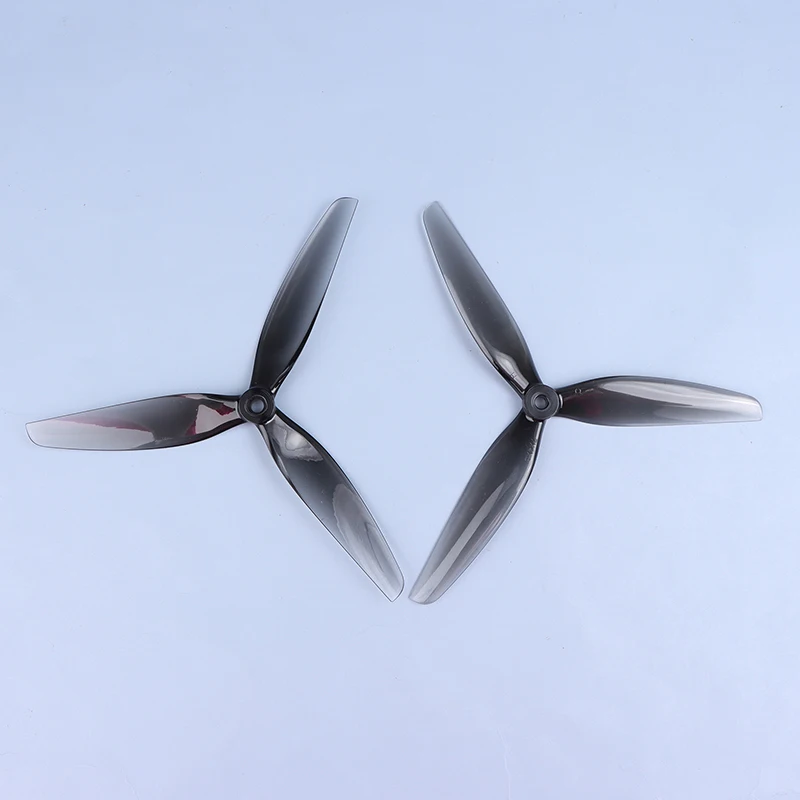 2 Paar Hqprop Hq 7X4X3 7040 Propeller 7*4 3-Blade Prop Freestyle Lange Range Drones Diy Onderdelen