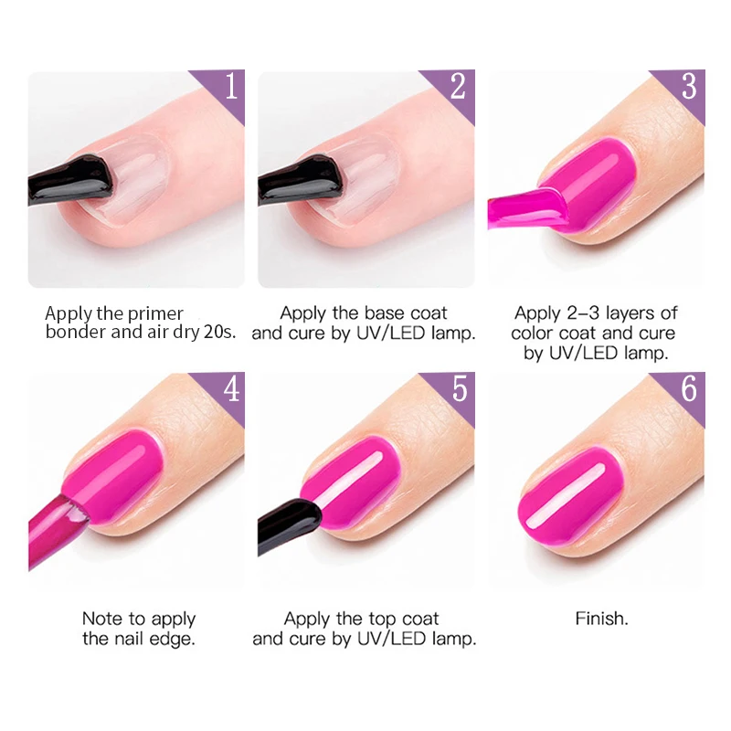 15ml Nail Primering Set Bonder Prep Desidratador Dessecante Anti-warping Secagem Rápida Sem Necessidade De Lâmpada LED UV Nail Gel Polish