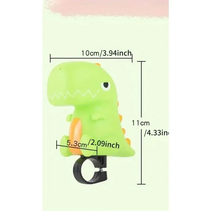 Cartoon Dinosaurs Unicorn Air Horn Children Balance Bike Scooter Bell Super Loud Bicycle Bell Bicycle Accessories