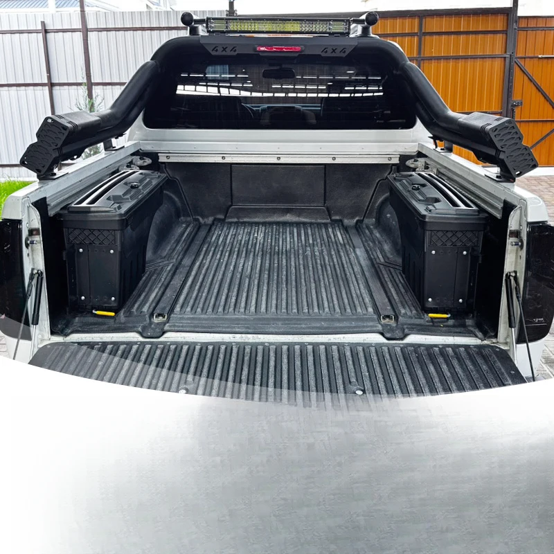 

Pickup Truck Bed Roll Bar Guard Double Tube Rack 2023 Models Modification