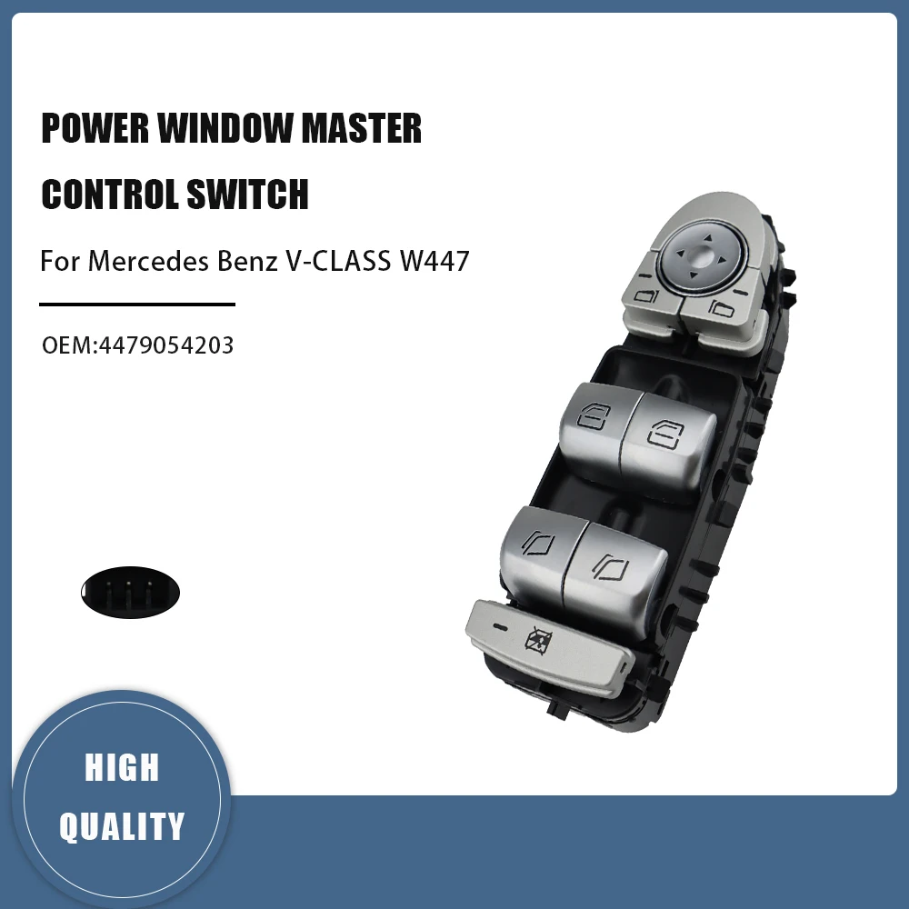 Remplacement du commutateur de lève-vitre électrique pour Mercedes Benz W447 W448, VITO Classe V260 4475450413 4479054203