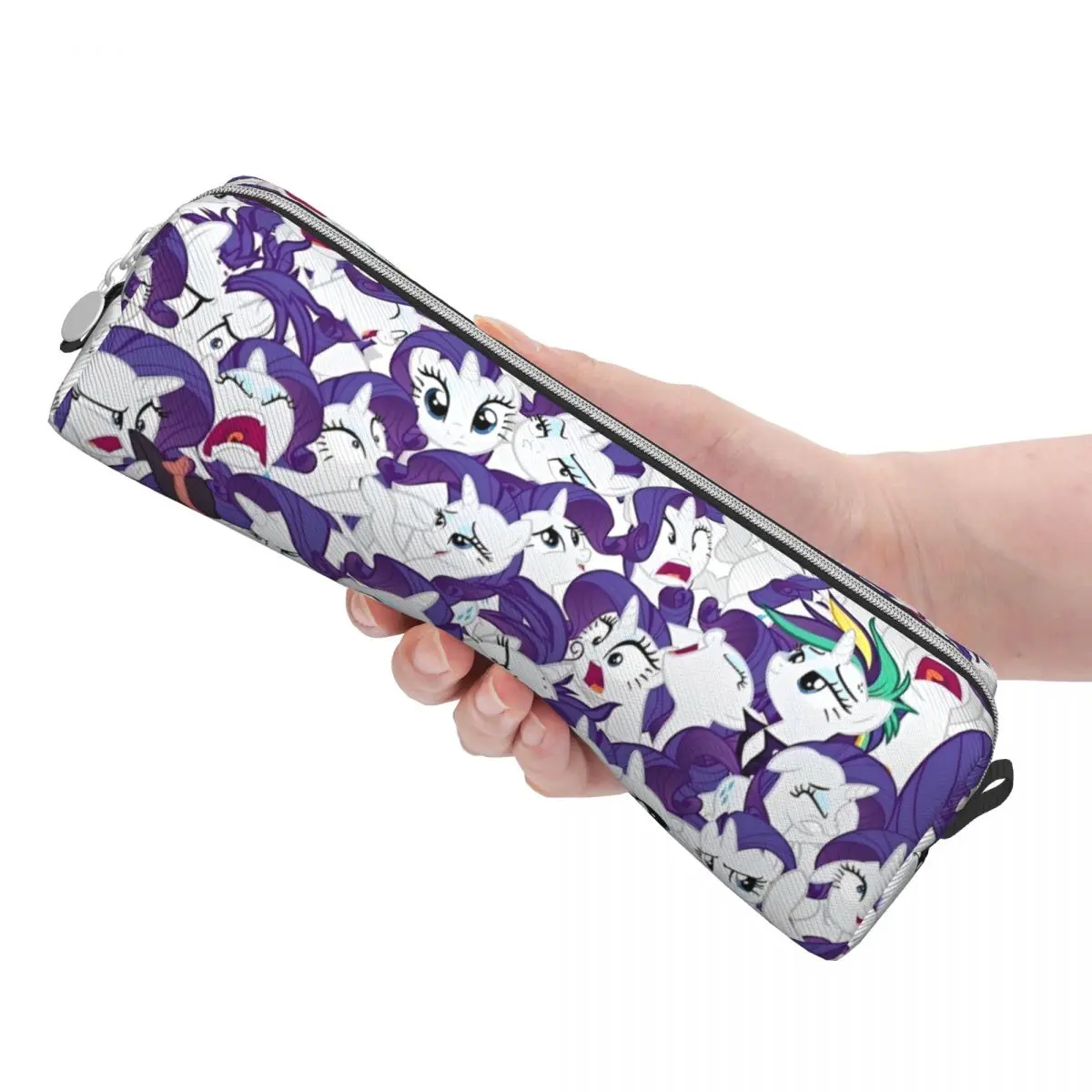 Fun Rarity Mess Pencil Case Ponies Friendship is Magic Pencil Pouch Pen Kids Big Capacity Bag Office Gift Stationery