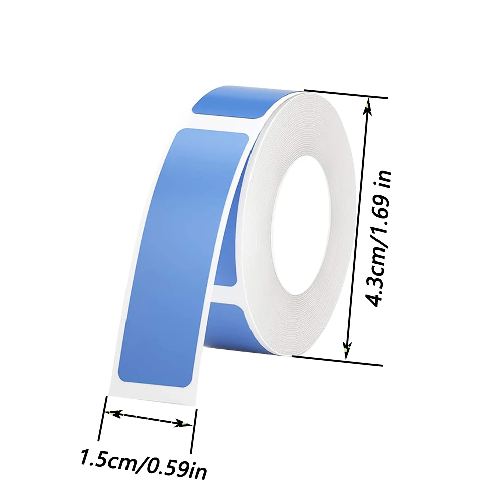 540pcs/3rolls 12X40mm thermal label paper Compatible with Homemo D30 label paper 1/2\